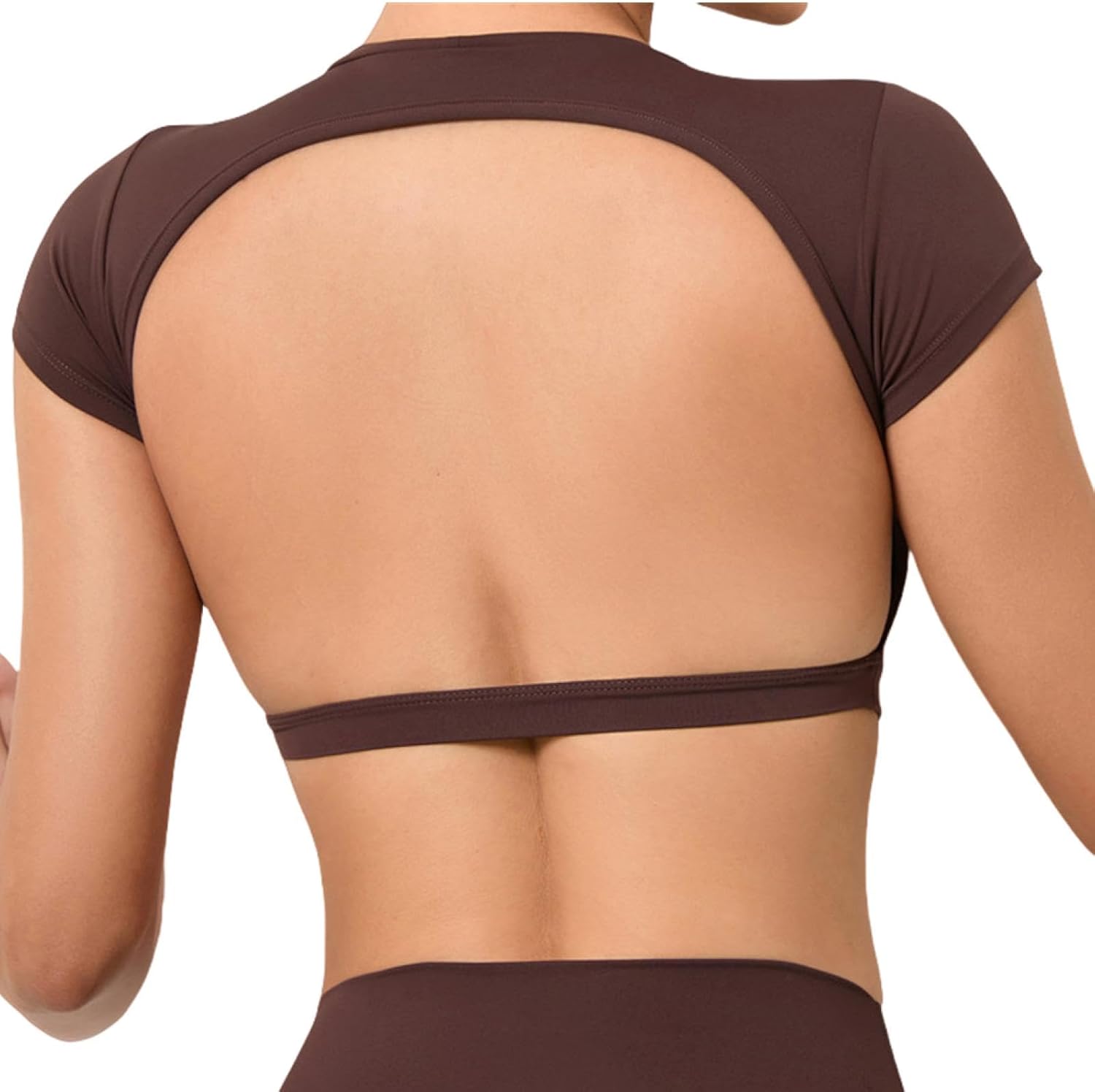 Sports Shirts Breathable Workout Sportswear Fitness Backless Yoga Clothing Chest Pads Sport Tops Gym Top Women - Image 7