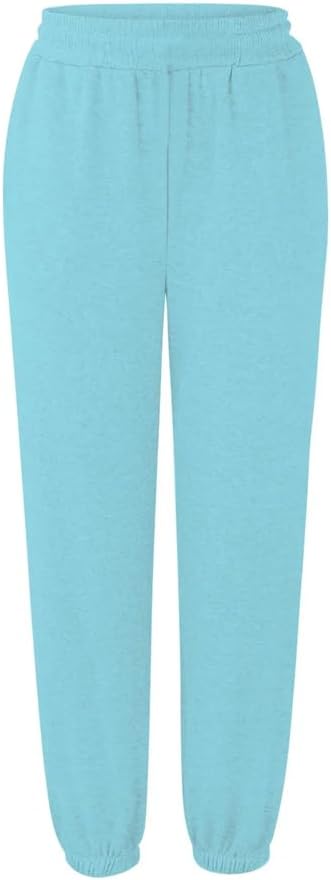 Sweatpants Women' Bottom Joggers Yoga Pants Workout High Waisted with Pockets Leggins Women Gym Clothing s17 L - Image 6