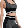 Women Sportswear Yoga Set Workout Clothes Athletic Wear Sports Gym Legging Seamless Fitness Hollow Suit