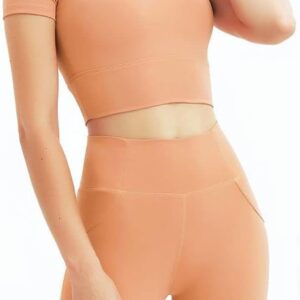 Women's Workout Sportswear Seamless Yoga Set Sport Suit Two Piece Female Clothes Gym Clothing High Waist Leggings(E,L)